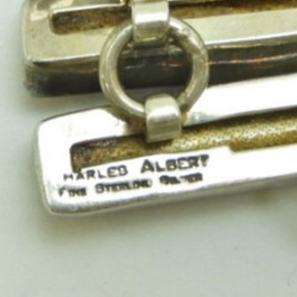 Charles Albert/Vintage 925 Sterling  Bracelet - Picture 4 of 7